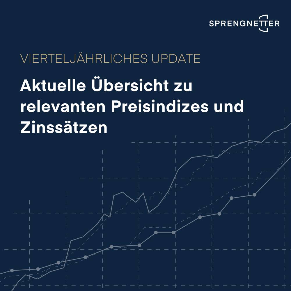 Aktuelle Preisindizes und Zinssätze des Quartals 03/2024