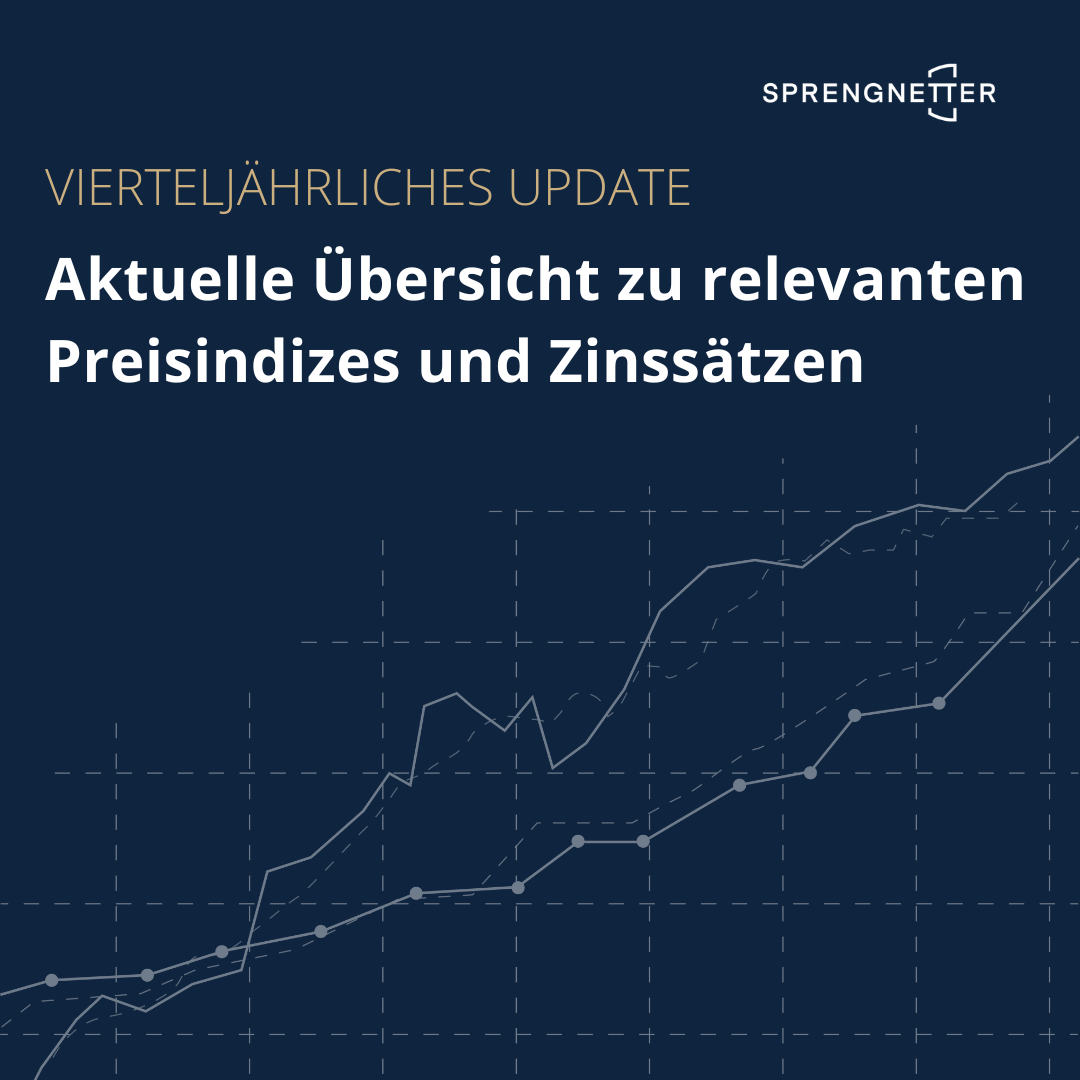 Aktuelle Preisindizes und Zinssätze des Quartals 02/2024