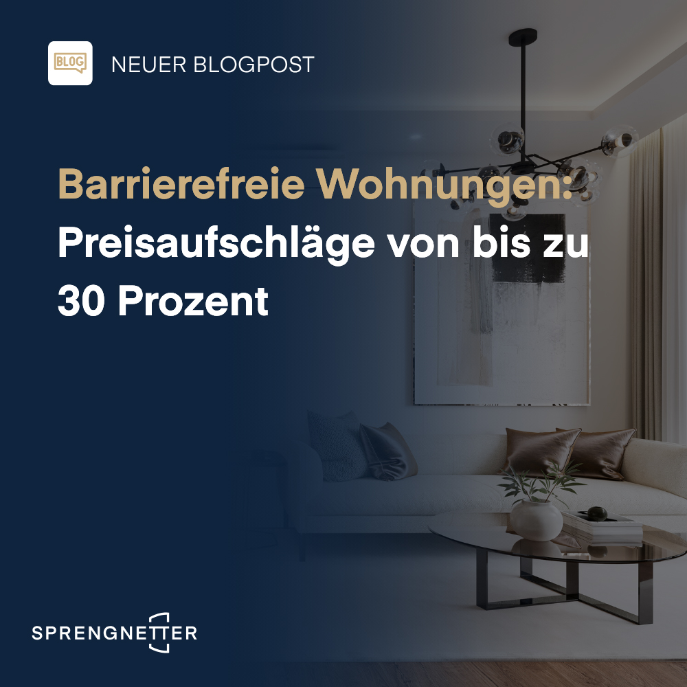 Preisaufschläge von bis zu 30 Prozent bei barrierefreien Wohnungen